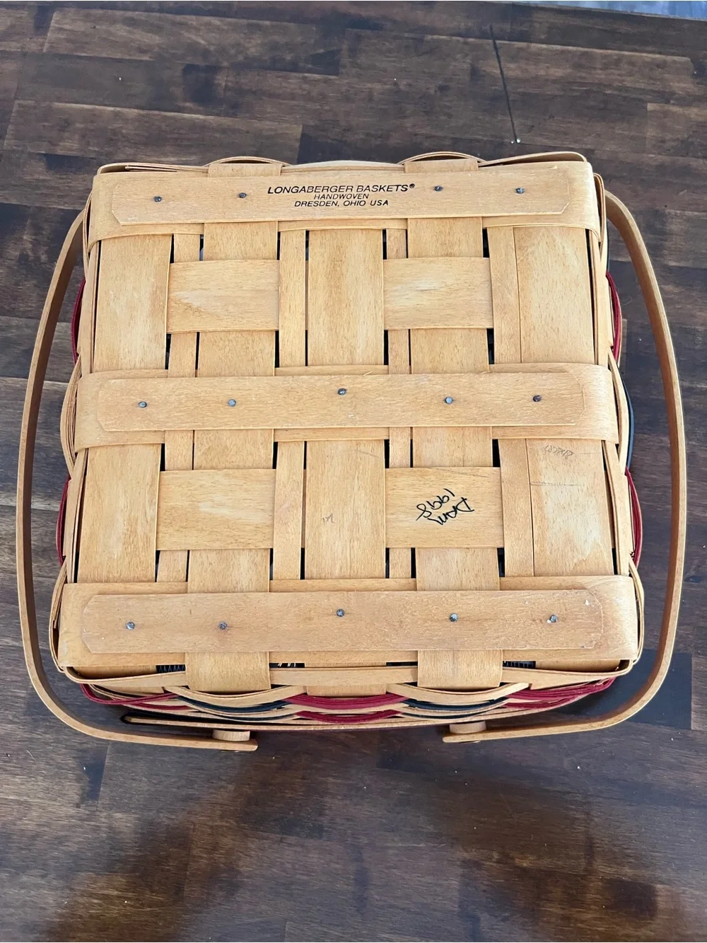Longaberger All American Pie Basket, 1998